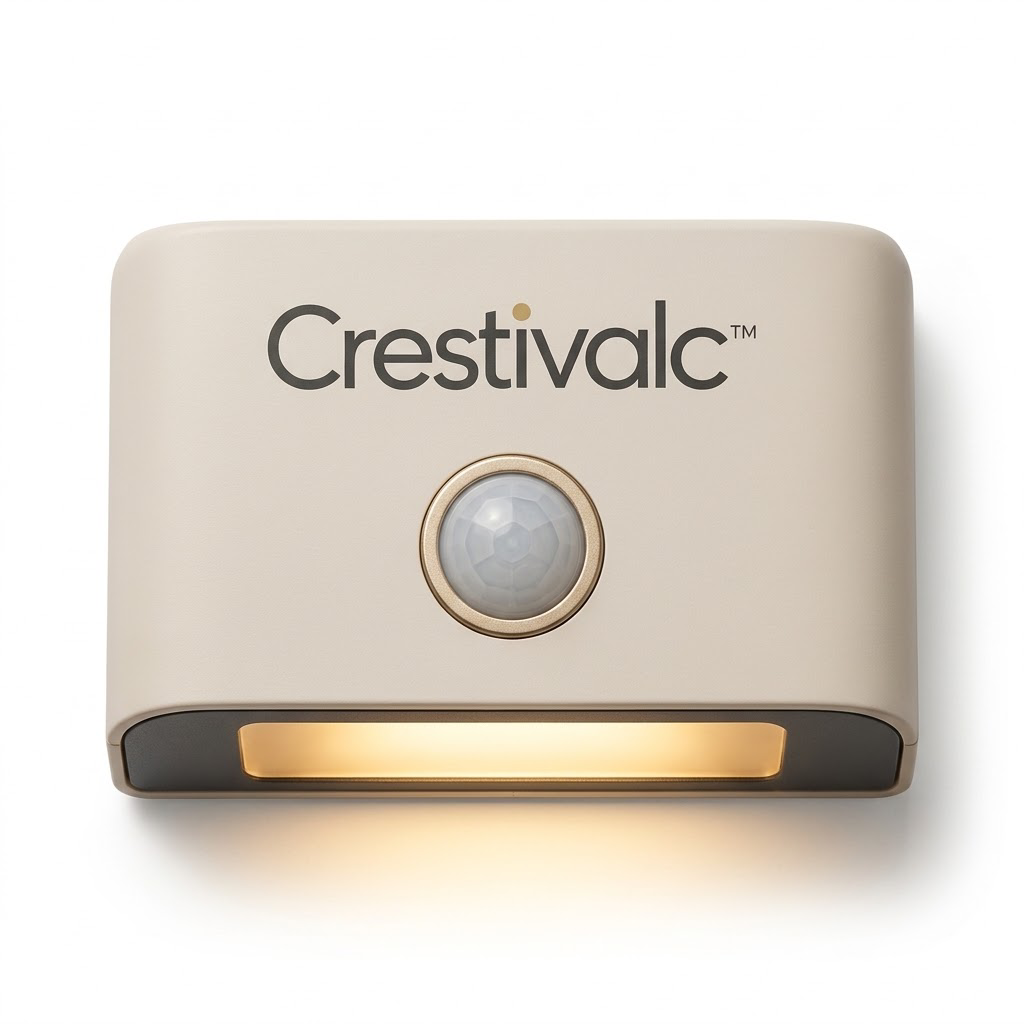 Crestivalc™ Motion Sensor Wall Night Light | Cordless Warm LED Guide Light