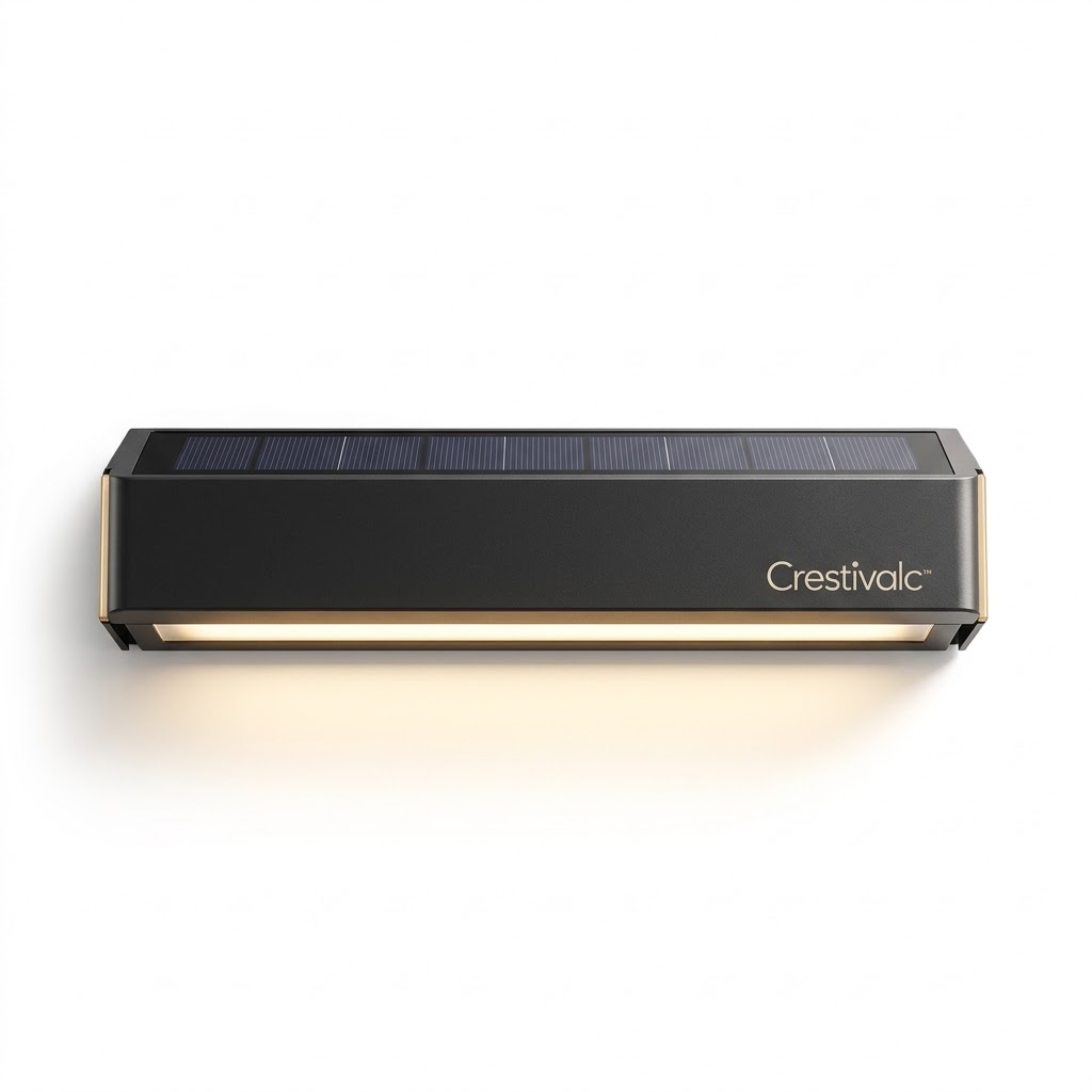 Crestivalc™ Solar Address Light | Automatic Dusk-to-Dawn Outdoor House Number Wall Light