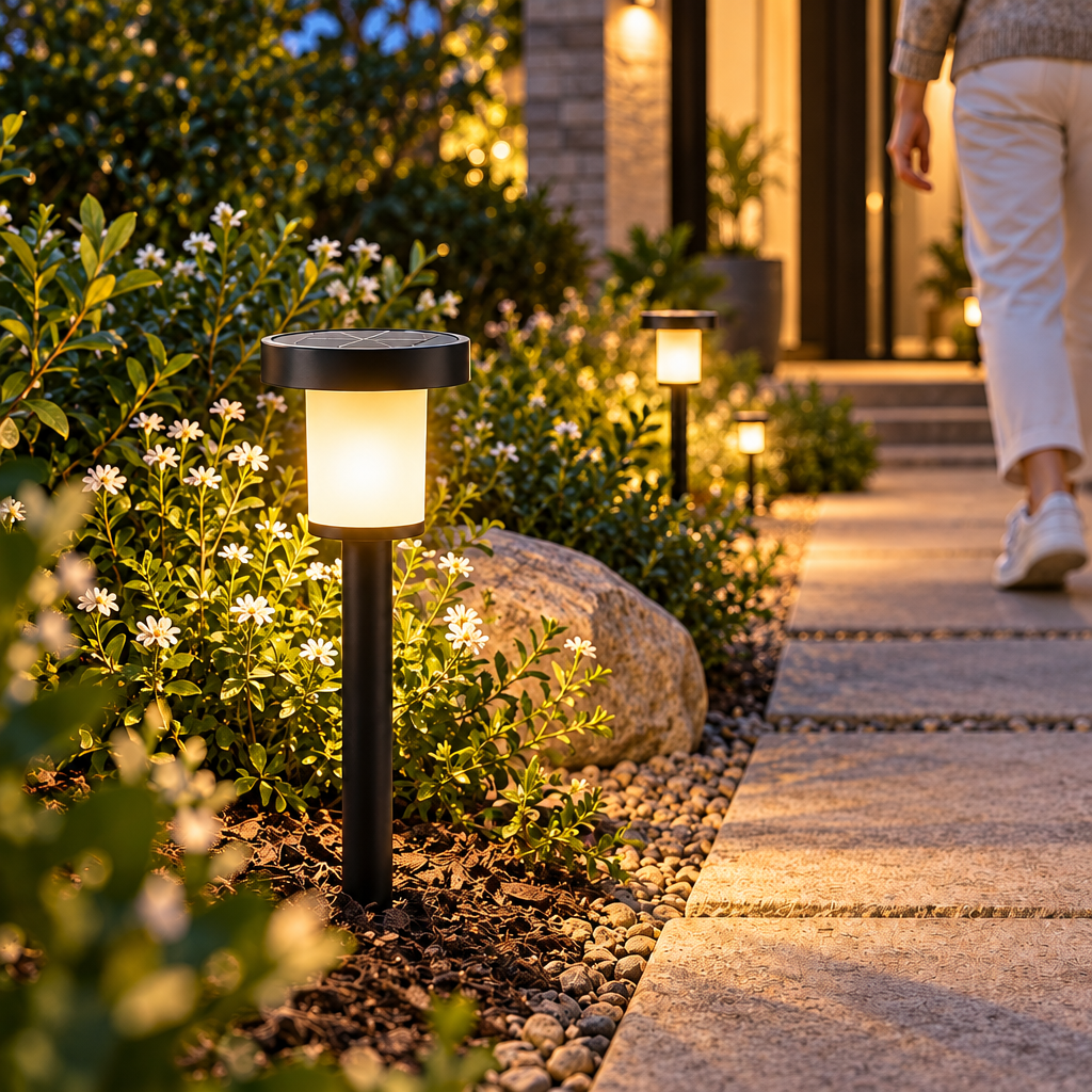 Crestivalic™ Solar Outdoor Pathway Light | Weather-Resistant LED Garden Stake Lamp