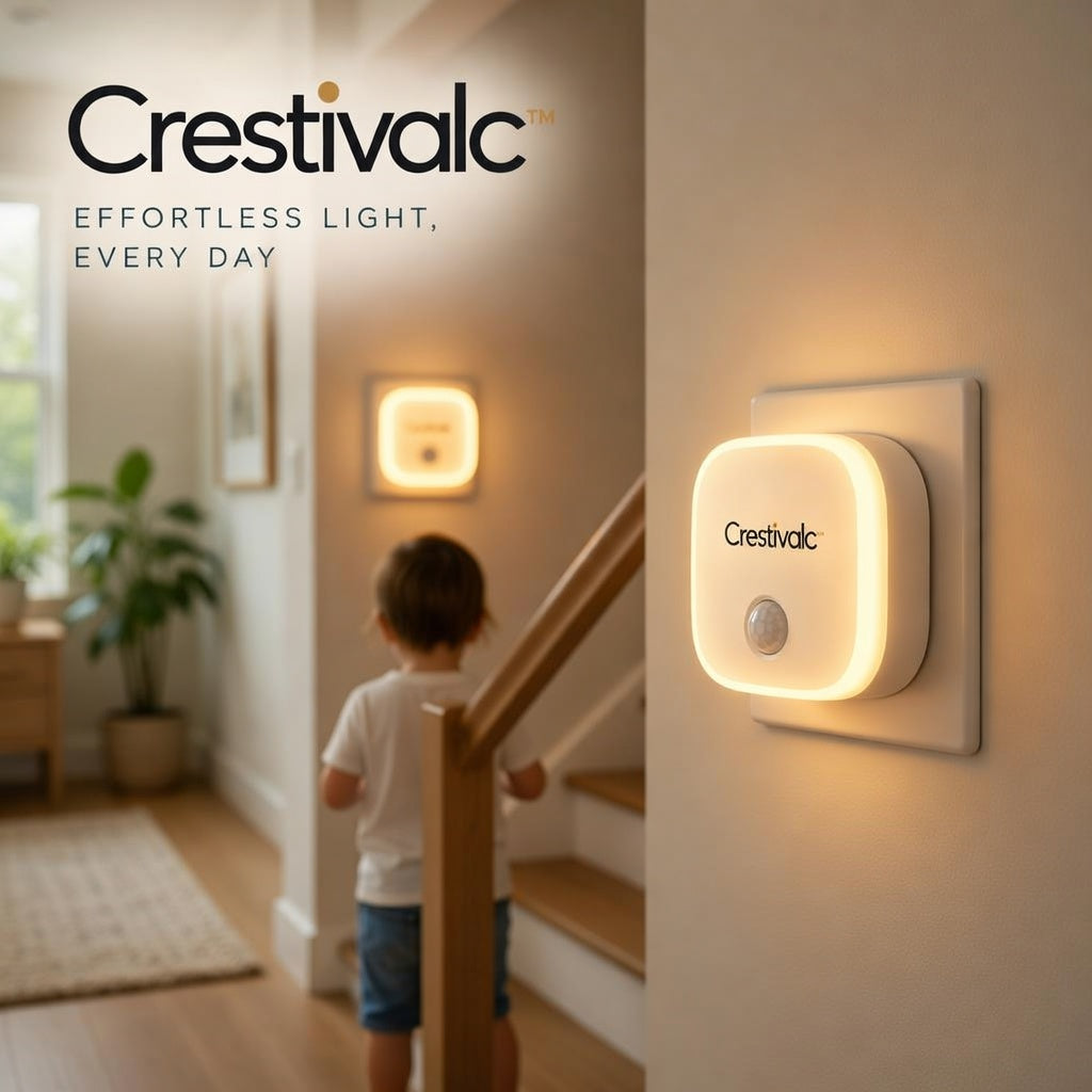 Crestivalc™ Motion Sensor Night Light | Cordless Soft Warm LED Wall Light